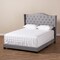 Baxton Studio Alesha Modern Grey Upholstered Full Size Bed 149-8929 - alternate 3